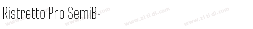 Ristretto Pro SemiB字体转换 Ristretto Pro SemiB字体转换